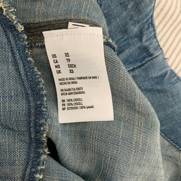 American Eagle denim XS dress NWOT - Picture 7 of 10